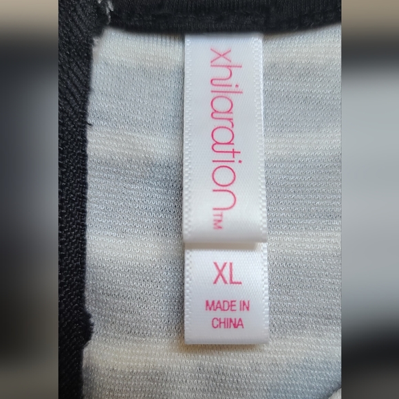 Xhilaration Dress - Black and White Open Cut Out Dress - Size XL - Picture 5 of 8